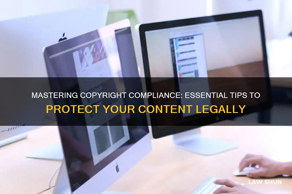 how to abide by the copyright law