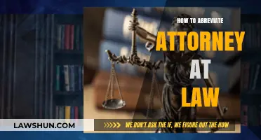 Legal Jargon Simplified: Abbreviating 'Attorney at Law