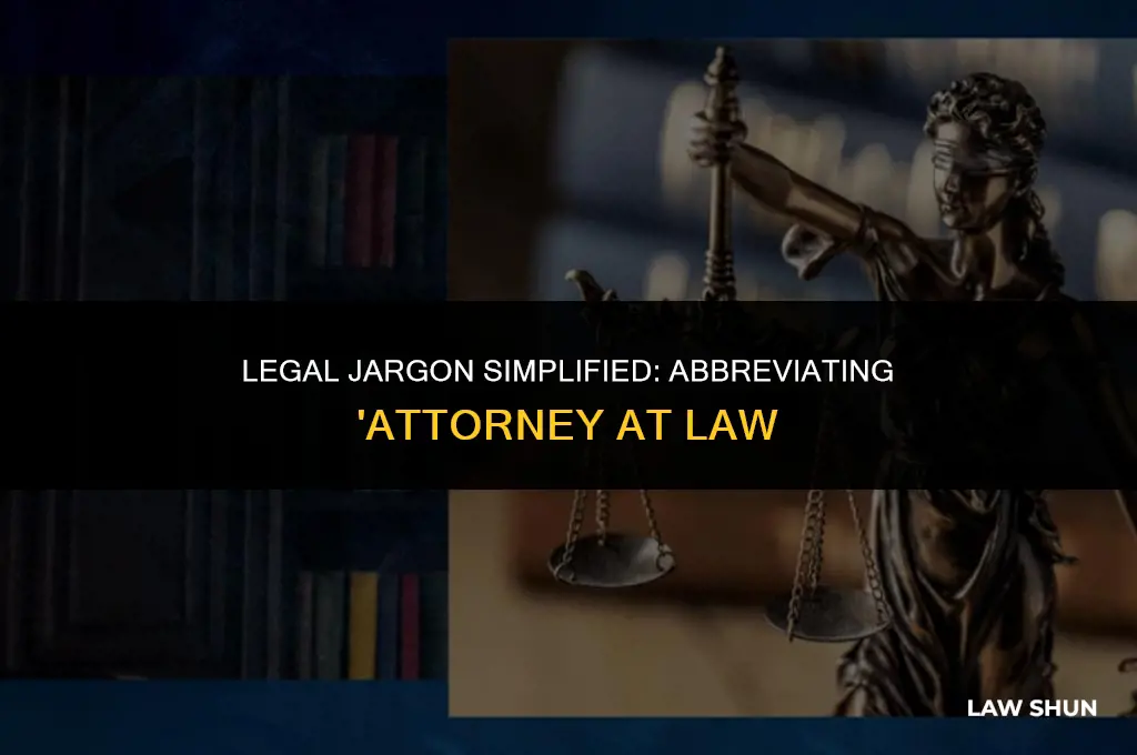 how to abreviate attorney at law