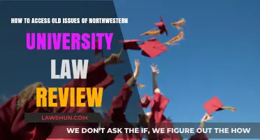 Accessing Northwestern University Law Review's Historical Issues: A Comprehensive Guide