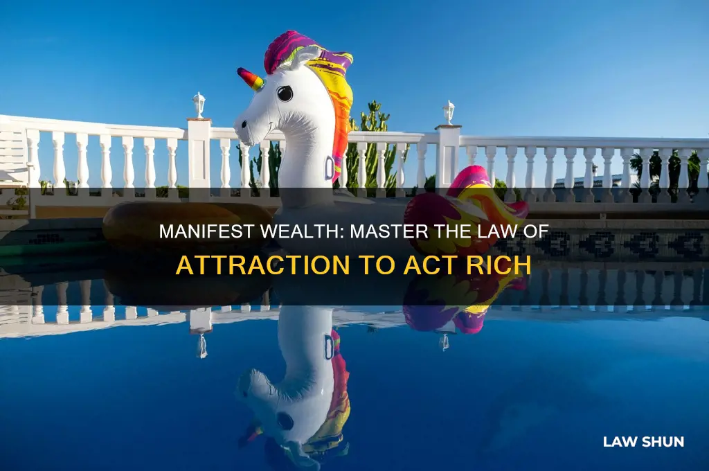 how to act rich law of attraction