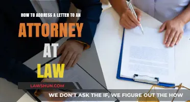 Properly Addressing a Letter to an Attorney at Law: A Guide