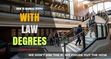 Properly Addressing Individuals with Law Degrees: A Comprehensive Guide