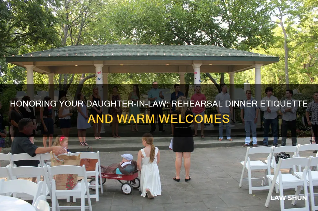 how to address your daughter in law at rehearsal dinner