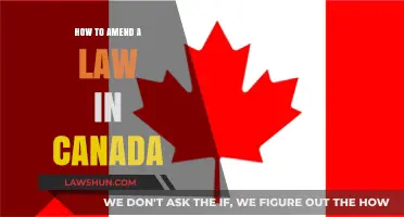 Amending Canadian Laws: A Step-by-Step Guide