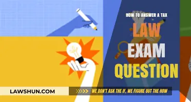 Mastering Tax Law Exam Questions