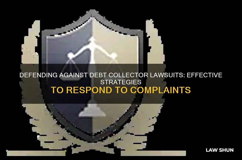 how to answer complaint from a debt collector law suit