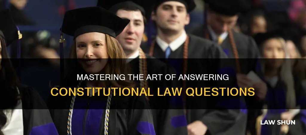 how to answer constitutional law questions