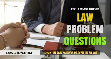 Mastering Property Law: Strategies to Tackle Problem Questions Effectively