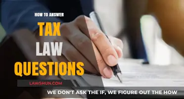 Mastering Tax Law Queries: Strategies for Success