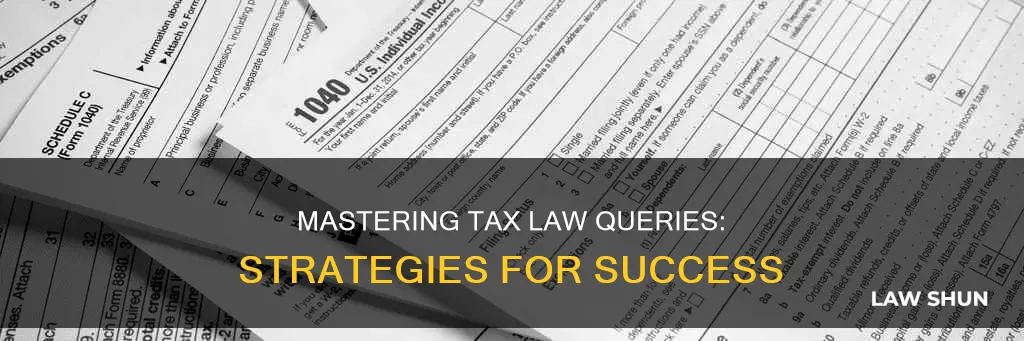 how to answer tax law questions