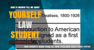 Mastering the 'Tell Me About Yourself' Question as a Law Student