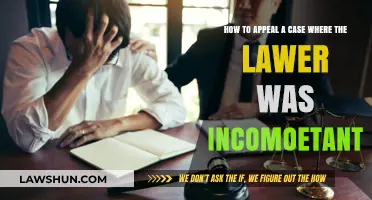 Incompetent Lawyer? Here's How to Appeal