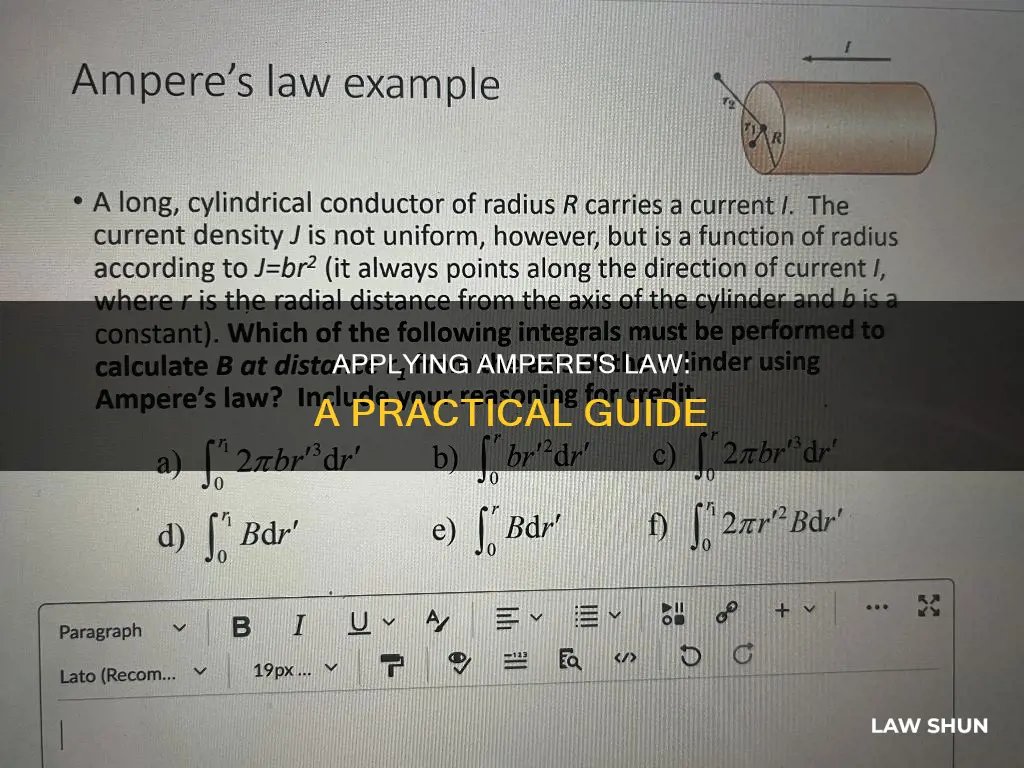 how to apply ampere