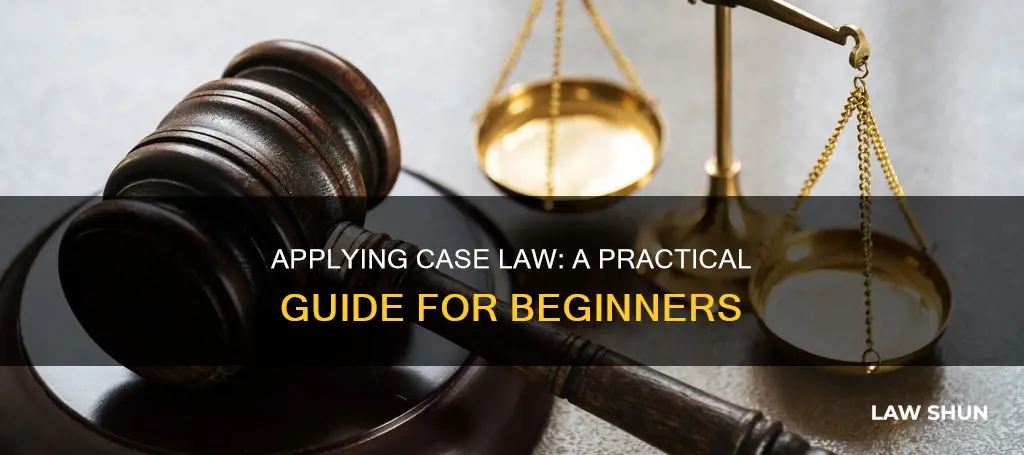 how to apply case law