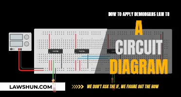 Applying De Morgan's Law to Circuit Diagrams