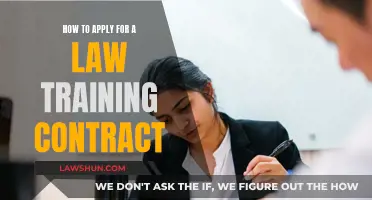 Law Training Contracts: Application Strategies for Success