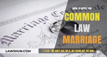 Understanding Common Law Marriage Applications
