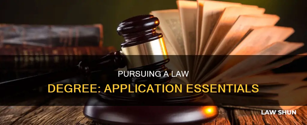 how to apply for law degree