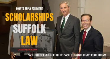 Applying for Merit Scholarships at Suffolk Law