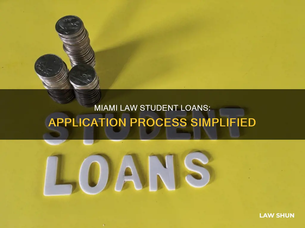 how to apply for student loans miami law