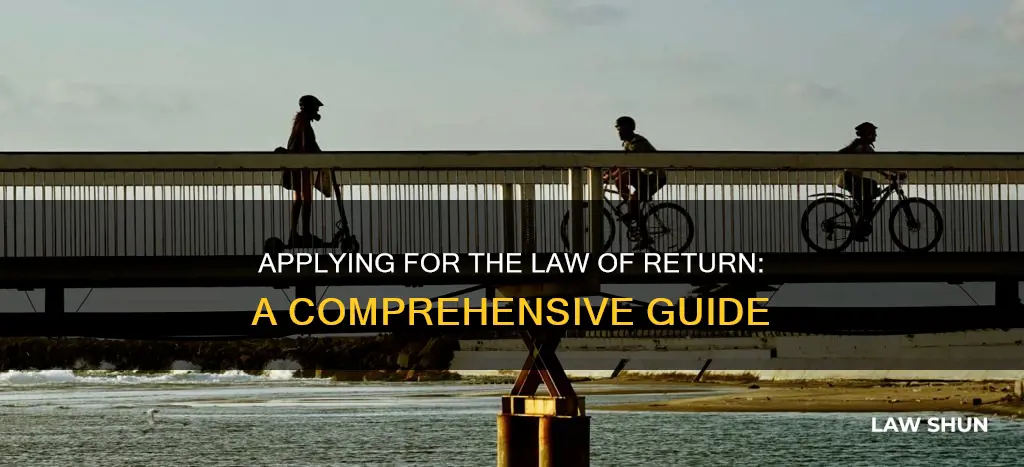 how to apply for the law of return