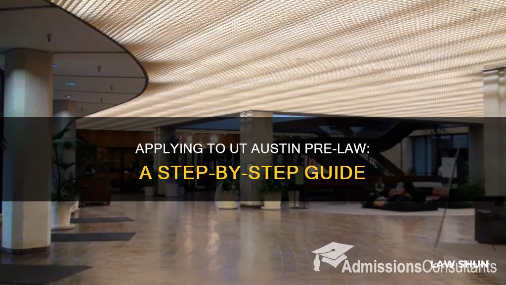 how to apply for ut austin pre law