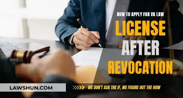 Applying for a VA Law License After Revocation