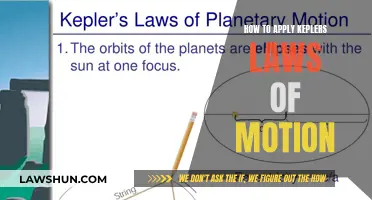 Applying Kepler's Laws of Motion: A Practical Guide