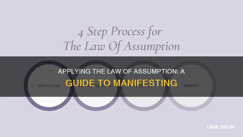 how to apply law of assumption