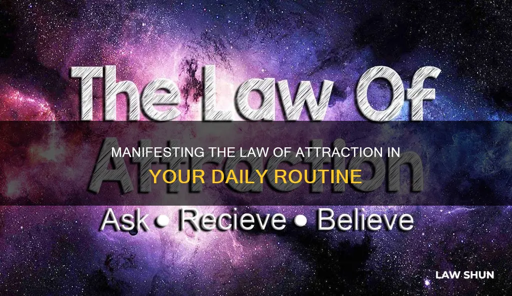 how to apply law of attraction in daily life