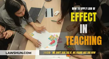 Applying the Law of Effect: Teaching Strategies for Better Learning