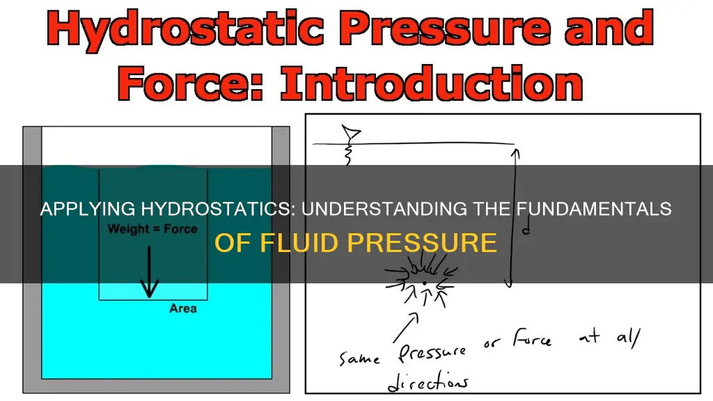 how to apply law of hydrostatics