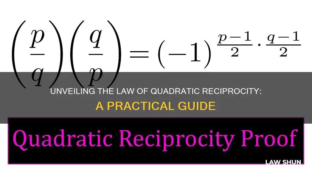 how to apply the law of quadratic reciprocity