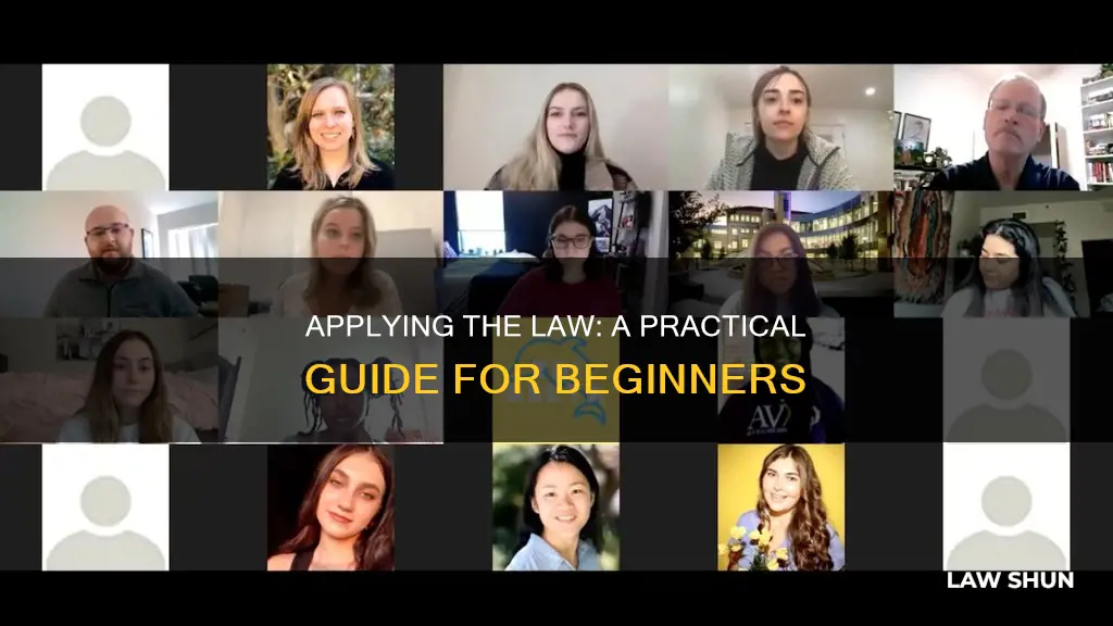 how to apply the law