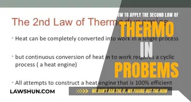 Applying the Second Law of Thermo to Solve Problems