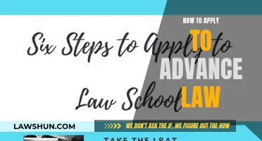 Applying to Advance Law: Strategies for Success