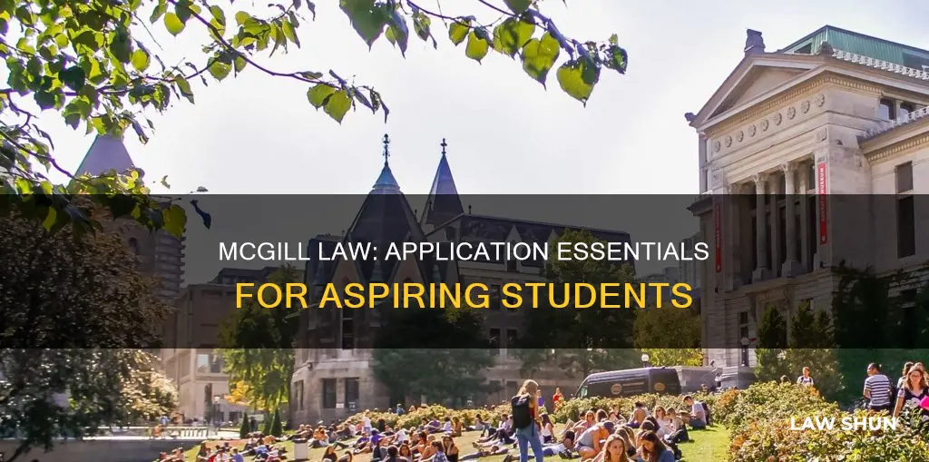 how to apply to mcgill law