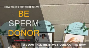 Asking a Brother-in-Law to be a Sperm Donor: Tips and Strategies