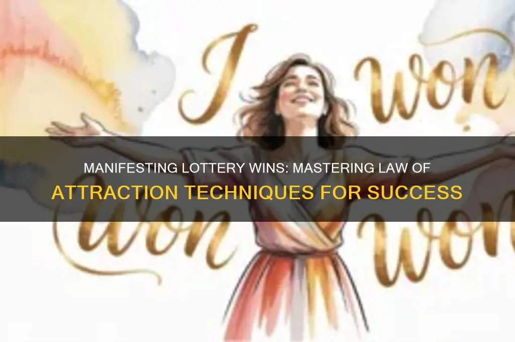 how to attract a lottery law of attraction