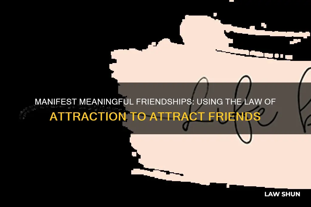 how to attract friends law of attraction