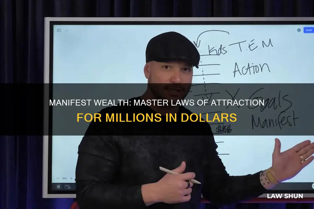 how to attract millions of dollars in laws of attraction
