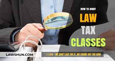 Auditing Law Tax Classes: A Comprehensive Guide
