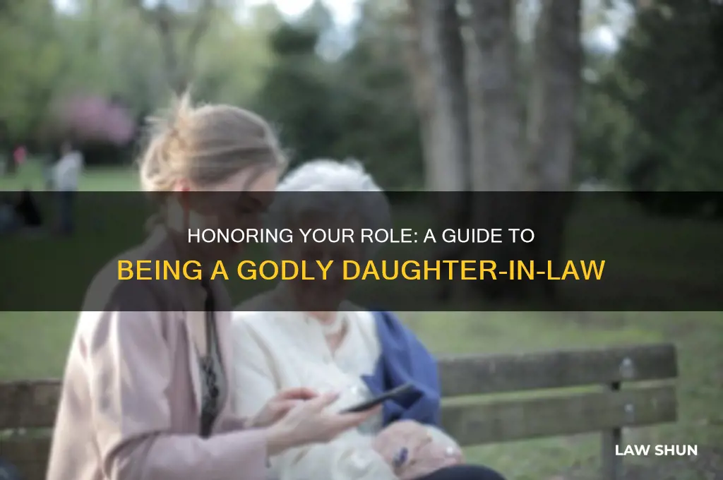 how to be a godly daughter in law