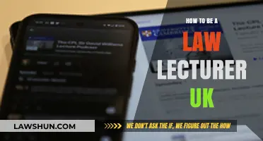 Becoming a Law Lecturer in the UK: A Guide
