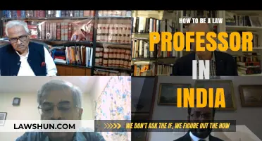 Becoming a Law Professor in India: A Guide