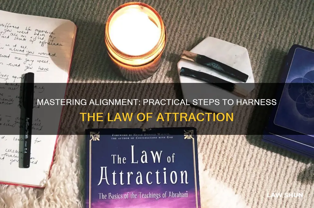 how to be aligned with law of attraction
