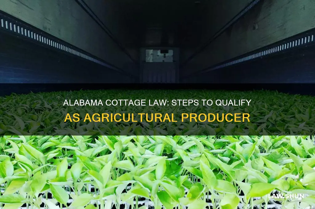 how to be classified agricultural for cottage law in alabama
