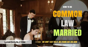 Understanding Common Law Marriage Requirements