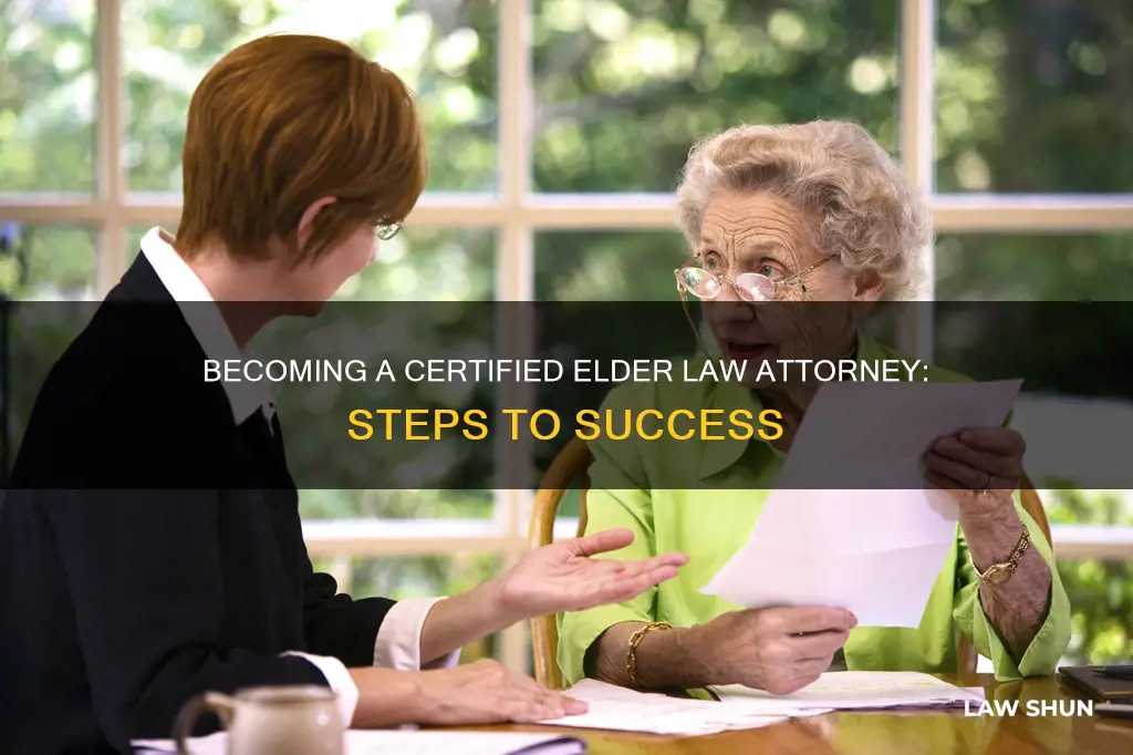 how to become a certified elder law attorney